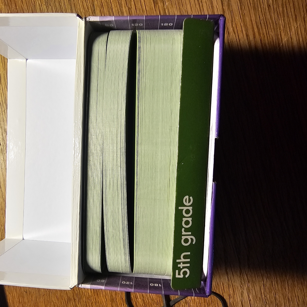 5th Grade Educational Flashcards